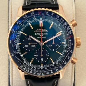 Breitling 46mm Green Rose Gold