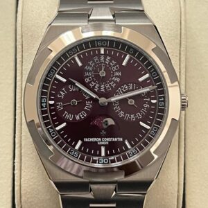 Vacheron Constantin Overseas Perpetual Calendar Burgundy White Gold