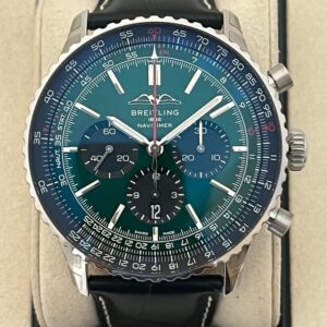 Breitling Navitimer 46mm Green Chronograph — AB0137241L1P1