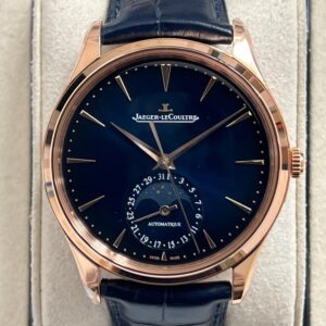 Jaeger LeCoultre Master Ultra Thin Moonphase Rose Gold Blue