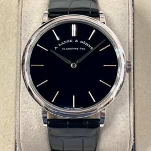 A. Lange & Sohne Saxonia Black Enamel