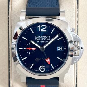 Panerai Luminor Luna Rossa 40mm GMT Stainless Steel