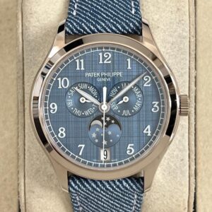 Patek Philippe Annual Calendar 38mm White Gold Blue Dial